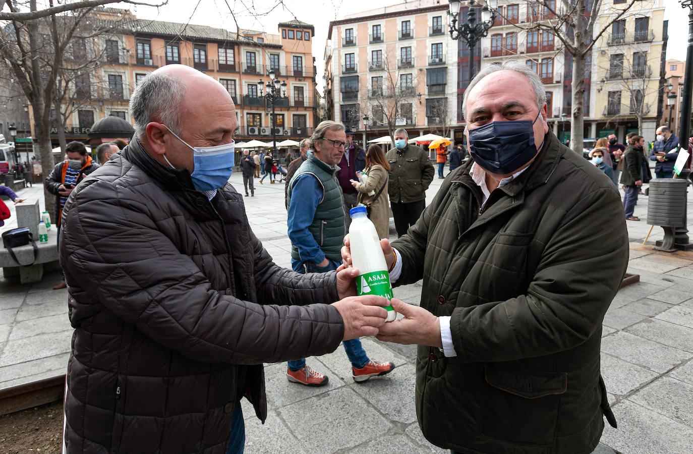 Concentración de ganaderos de vacuno de leche en Toledo