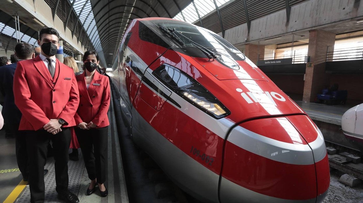 Presentación del AVE low cost en la estación de Sevilla Santa Justa