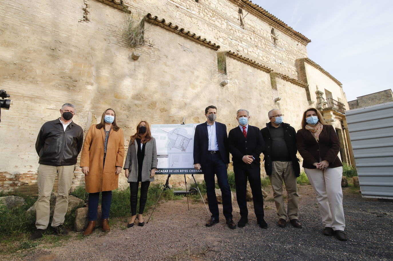 En imagénes, las obras en el Alcázar de Córdoba a punto de comenzar