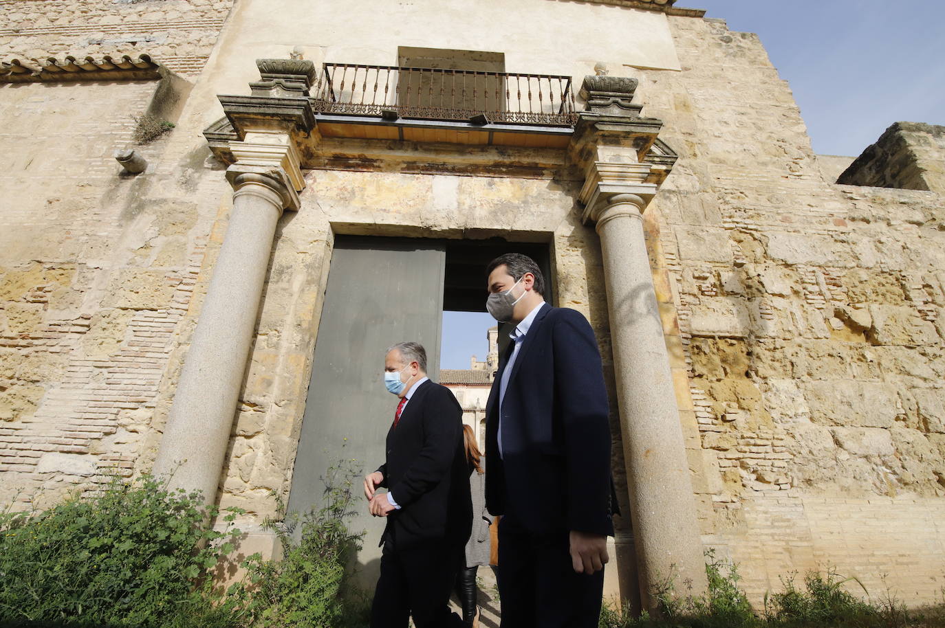 En imagénes, las obras en el Alcázar de Córdoba a punto de comenzar