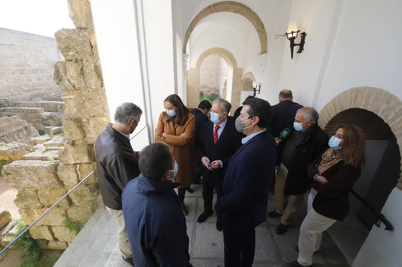 En imagénes, las obras en el Alcázar de Córdoba a punto de comenzar