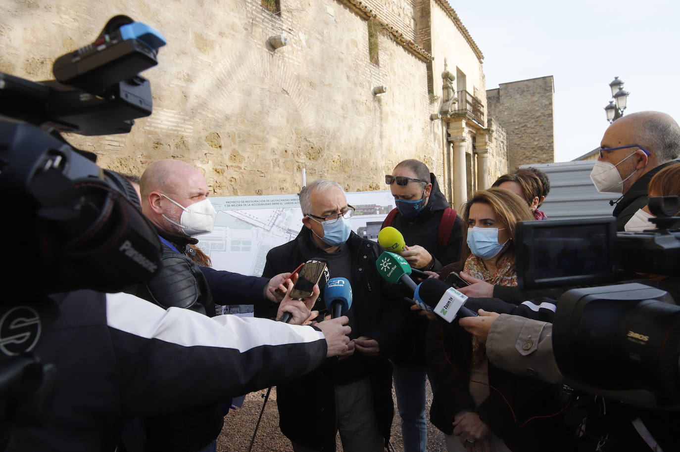 En imagénes, las obras en el Alcázar de Córdoba a punto de comenzar