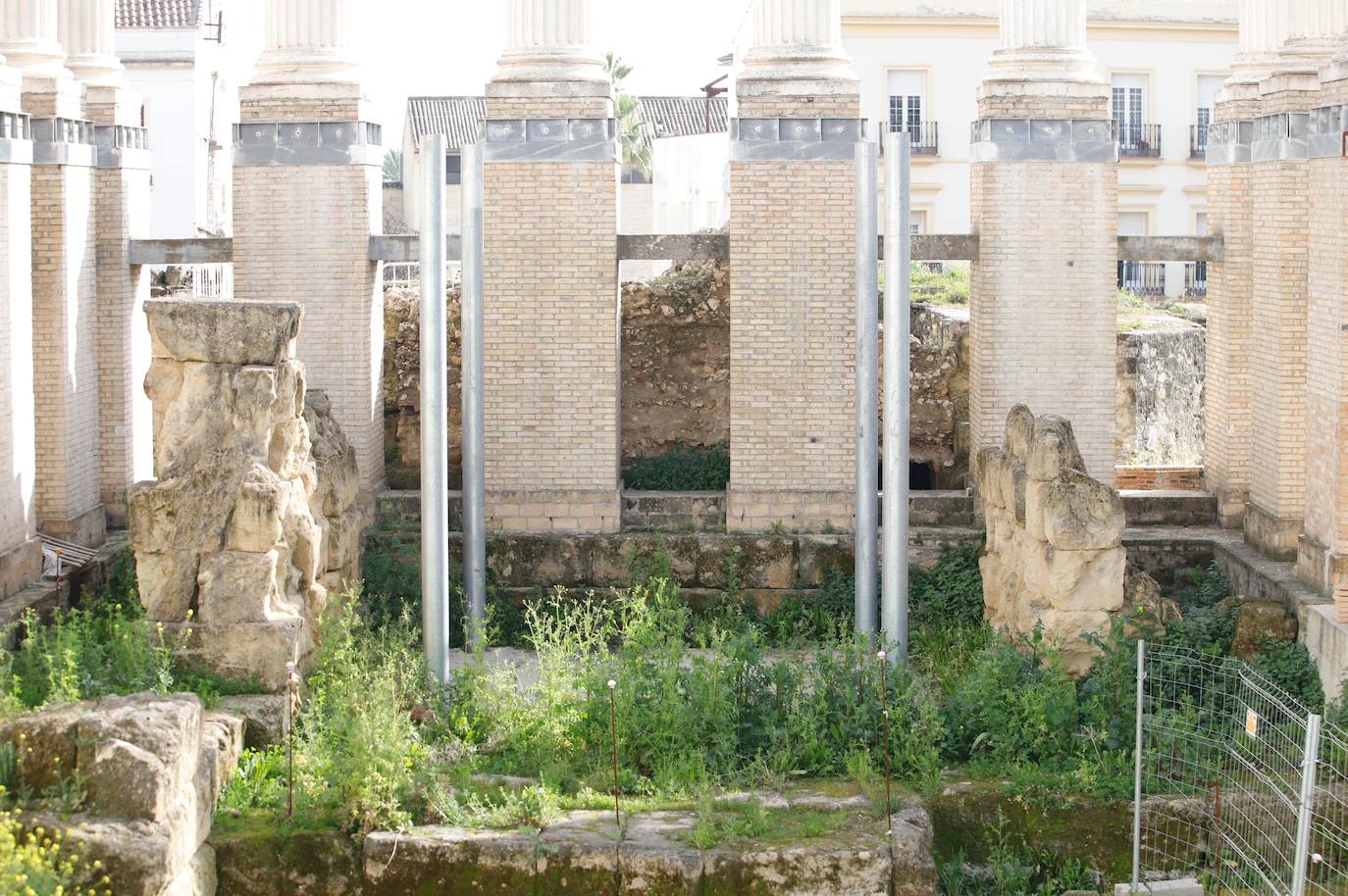 El descuido del Templo Romano de Córdoba, en imágenes