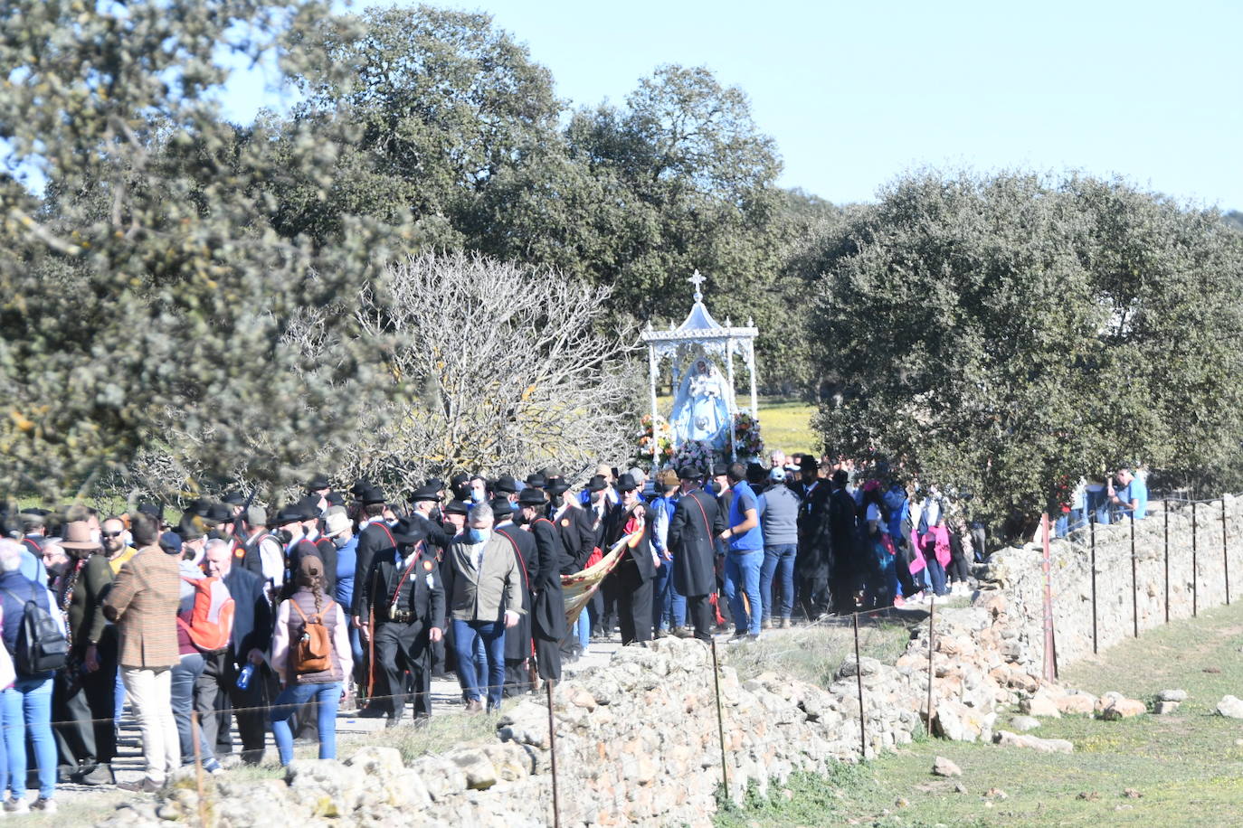 La romería de la Virgen de Luna en Pozoblanco, en imágenes