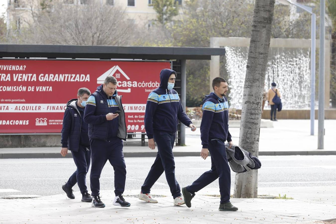 La incertidumbre de la selección de baloncesto de Ucrania en Córdoba, en imágenes