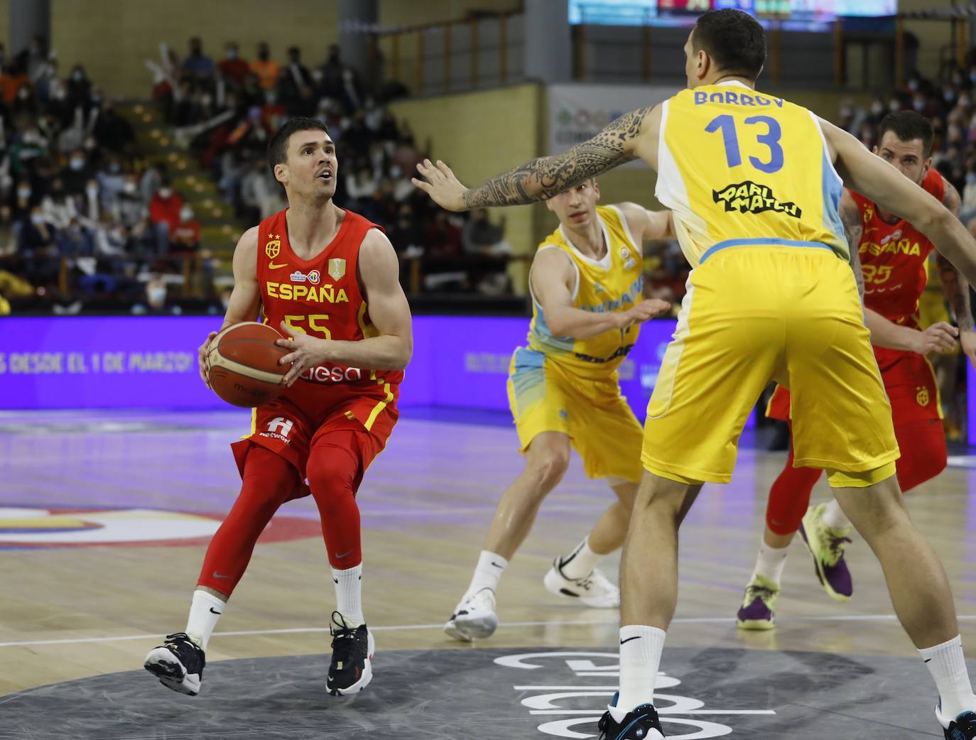 Las mejores imágenes del España - Ucrania de baloncesto en Córdoba