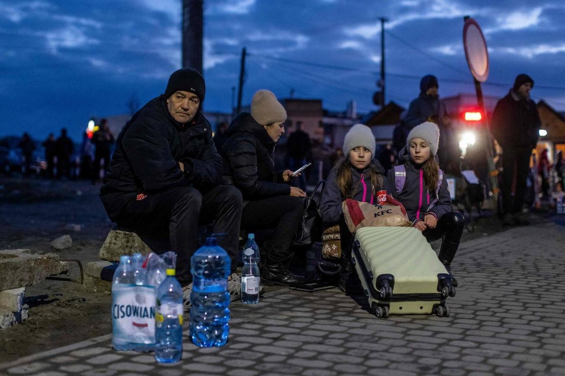 El cuarto día del conflicto en Ucrania, en imágenes