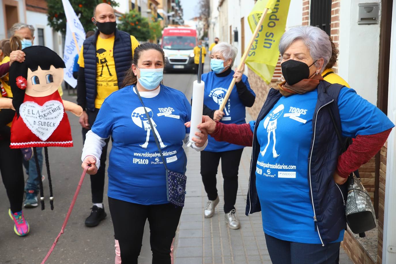 La carrera de relevos &#039;Por un mundo sin enfermedades raras&#039;, en imágenes