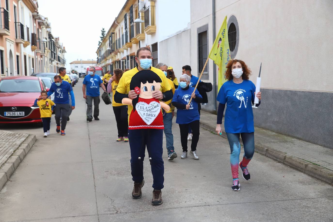 La carrera de relevos &#039;Por un mundo sin enfermedades raras&#039;, en imágenes