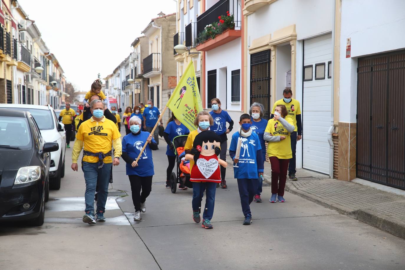 La carrera de relevos &#039;Por un mundo sin enfermedades raras&#039;, en imágenes