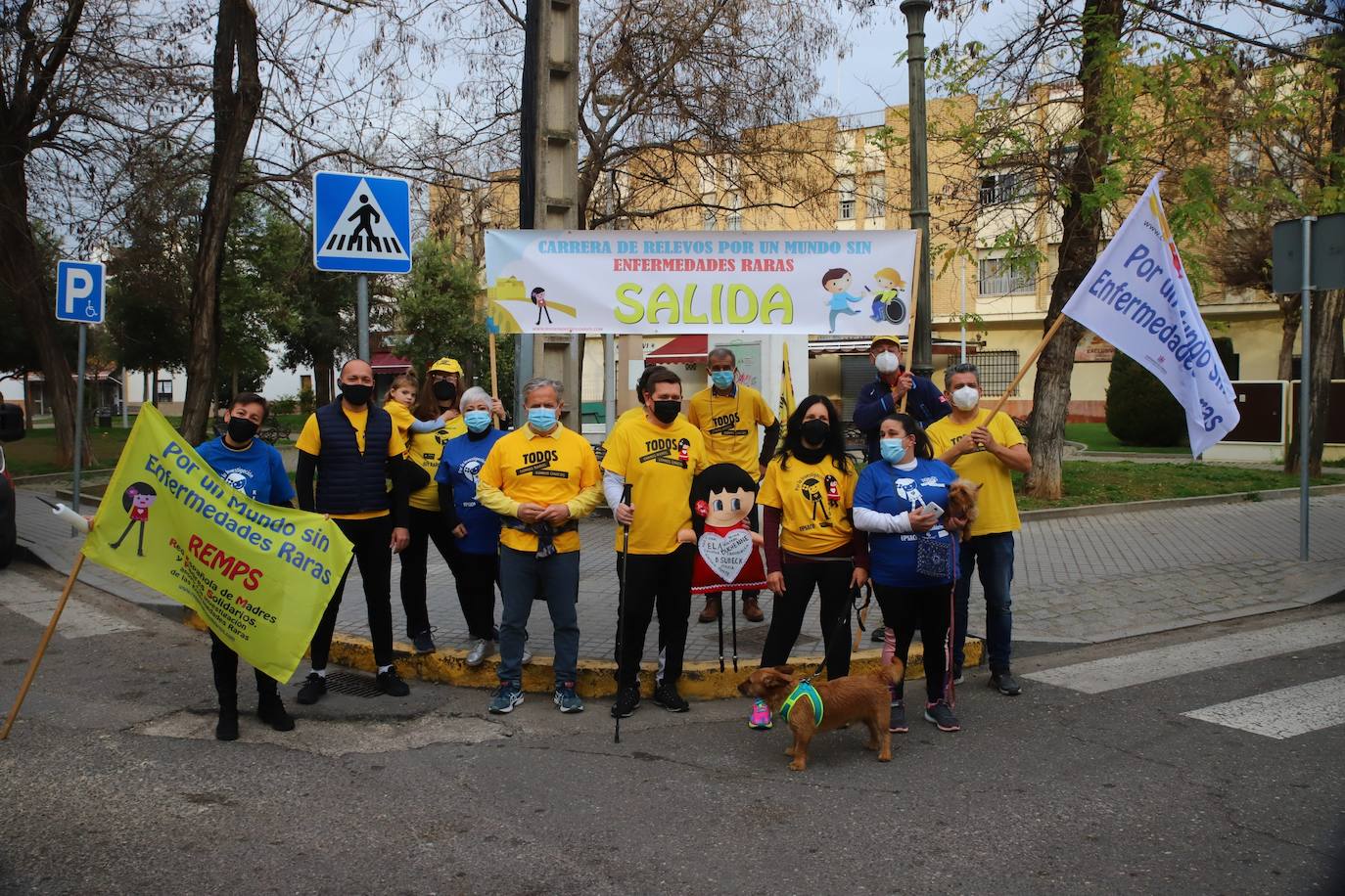 La carrera de relevos &#039;Por un mundo sin enfermedades raras&#039;, en imágenes