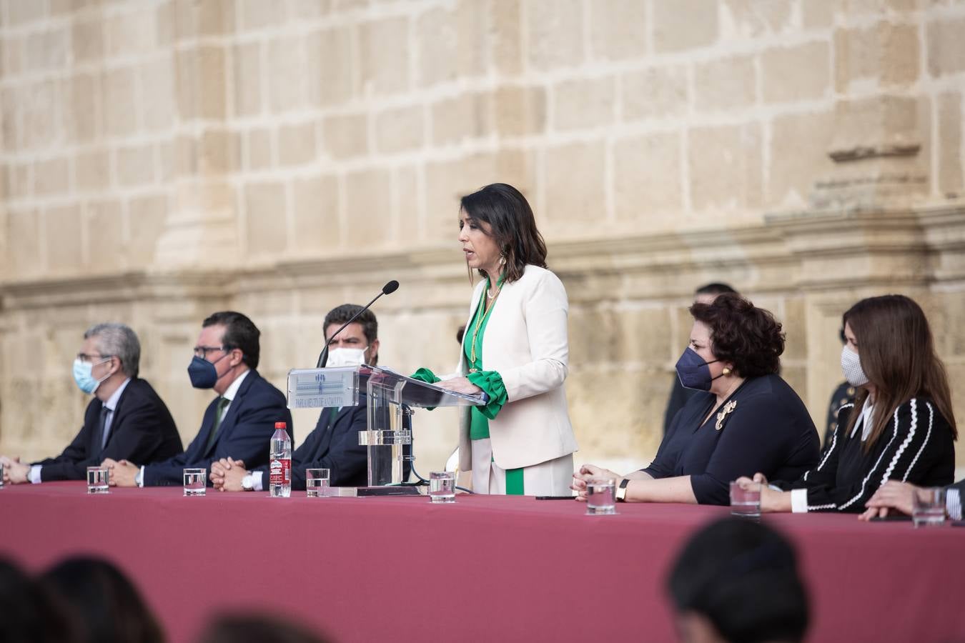 Acto institucional por el 28F en el Parlamento de Andalucía. VANESSA GÓMEZ