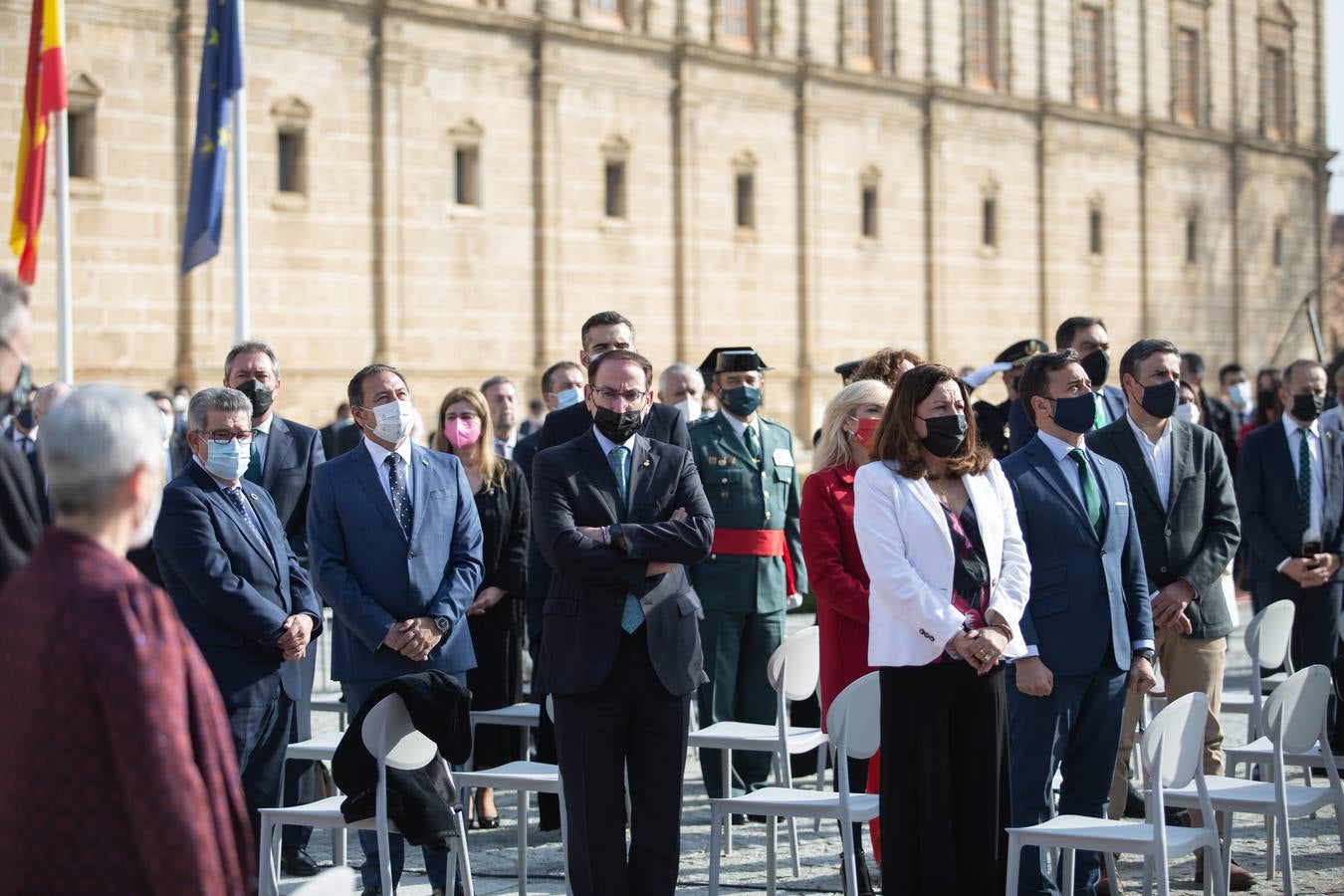 Acto institucional por el 28F en el Parlamento de Andalucía. VANESSA GÓMEZ