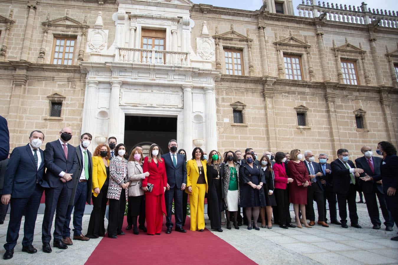 Acto institucional por el 28F en el Parlamento de Andalucía. VANESSA GÓMEZ