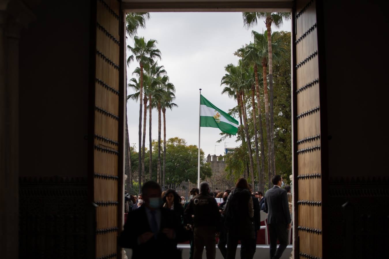 Acto institucional por el 28F en el Parlamento de Andalucía. VANESSA GÓMEZ