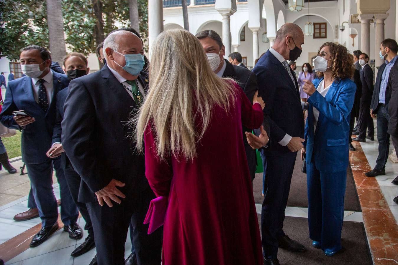 Acto institucional por el 28F en el Parlamento de Andalucía. VANESSA GÓMEZ