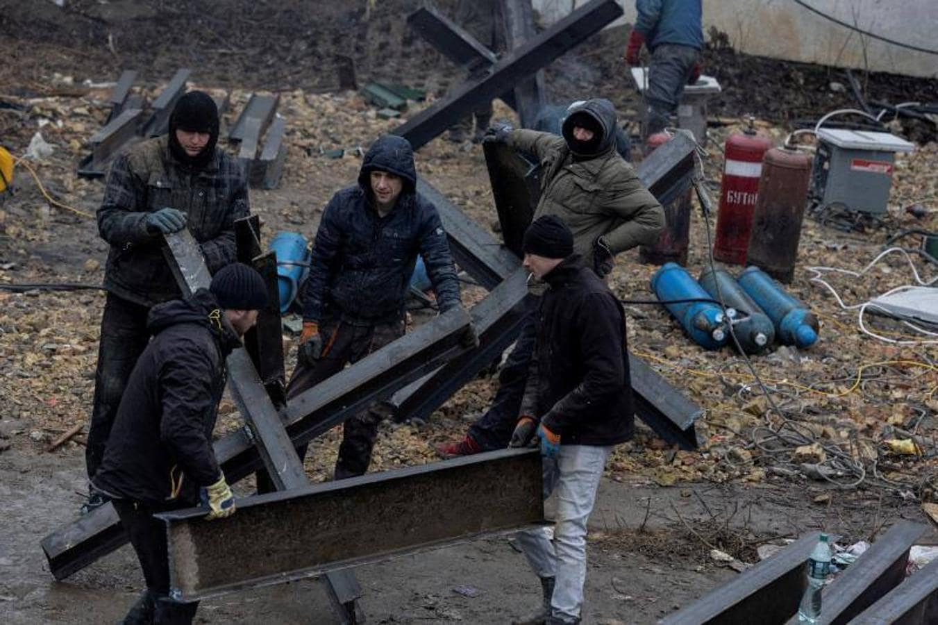 Octavo día de guerra en Ucrania, en imágenes