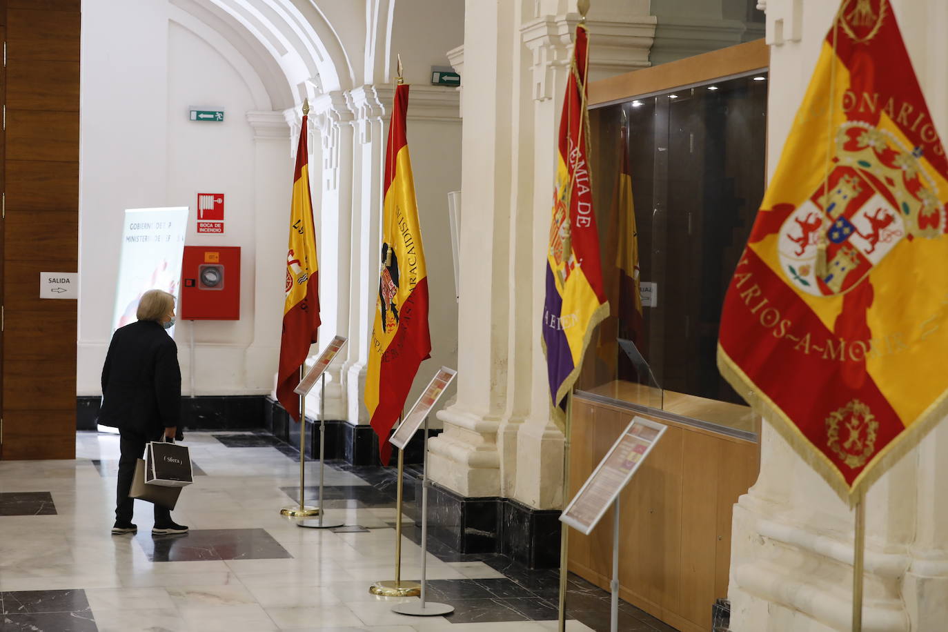 La exposición &#039;Banderas históricas de España&#039;, en imágenes