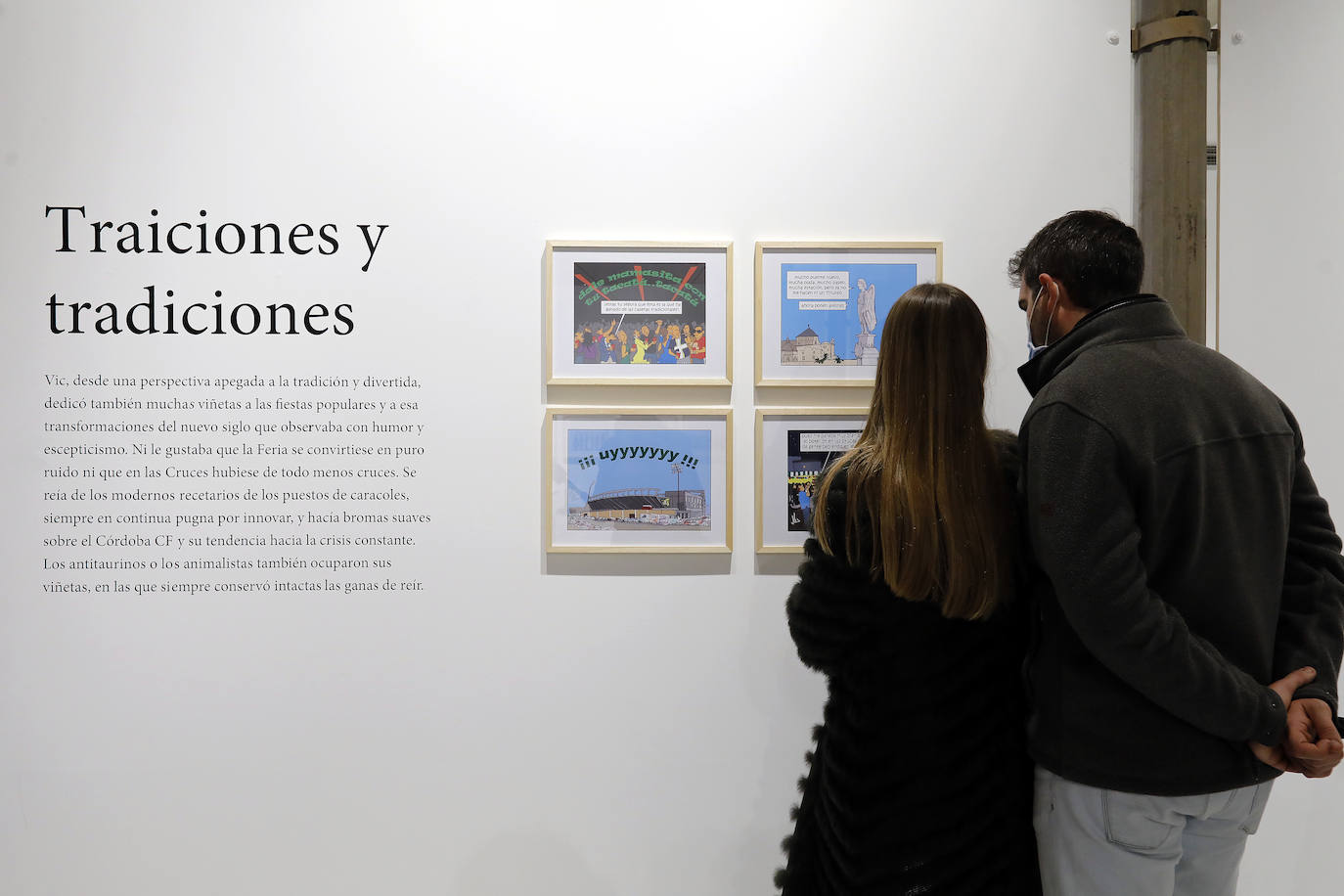 La exposición de homenaje a Vic en Córdoba, en imágenes