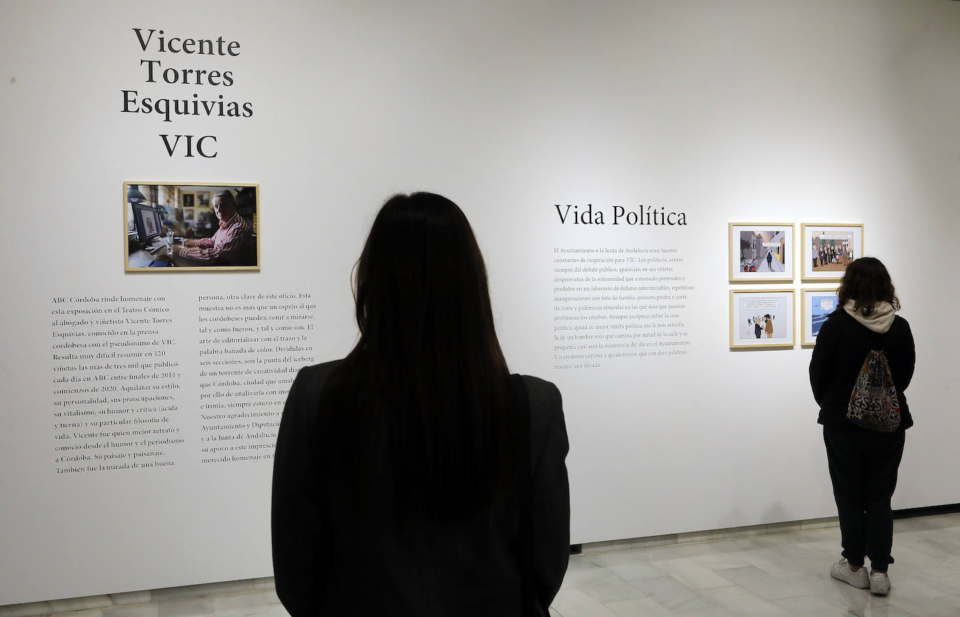 La exposición de homenaje a Vic en Córdoba, en imágenes