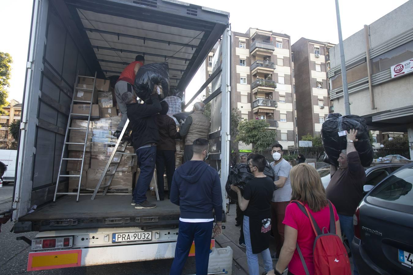 El camión con destino a Ucrania, en imágenes