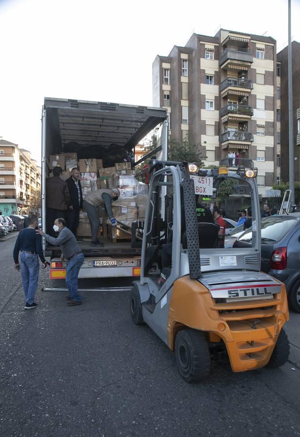 El camión con destino a Ucrania, en imágenes