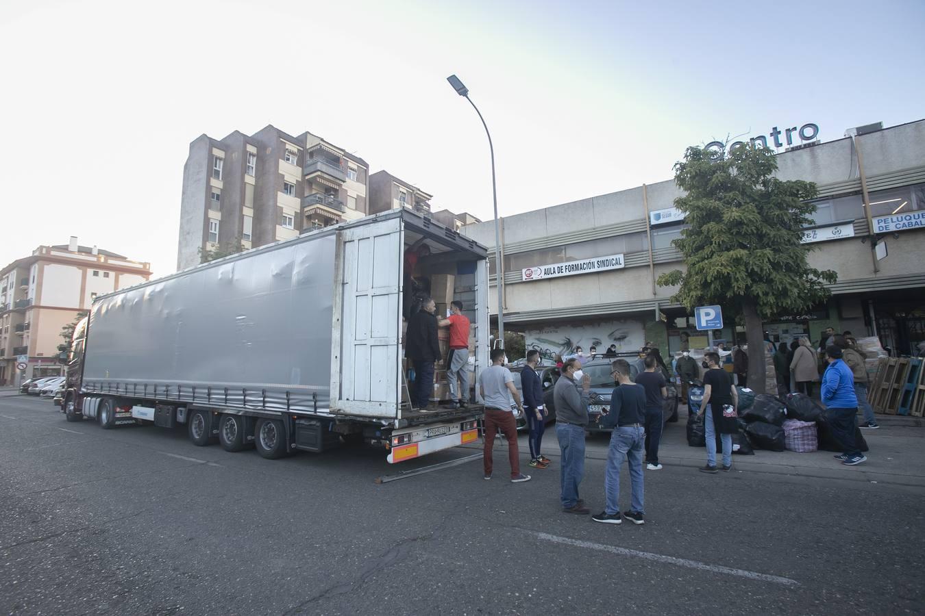 El camión con destino a Ucrania, en imágenes