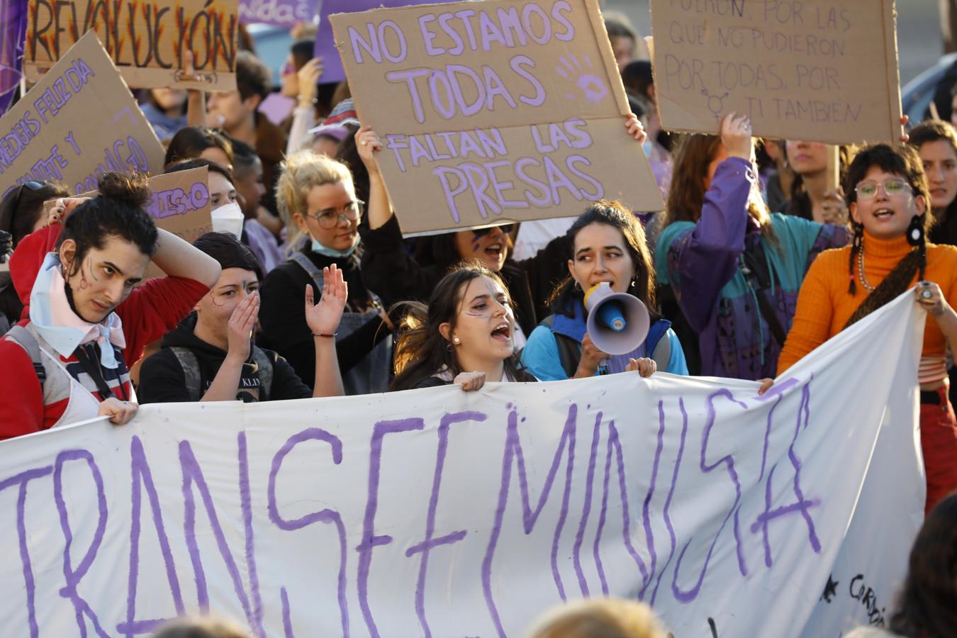 La manifestación del Día Internacional de la Mujer en Córdoba, en imágenes