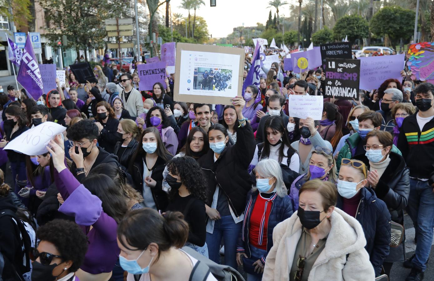 La manifestación del Día Internacional de la Mujer en Córdoba, en imágenes