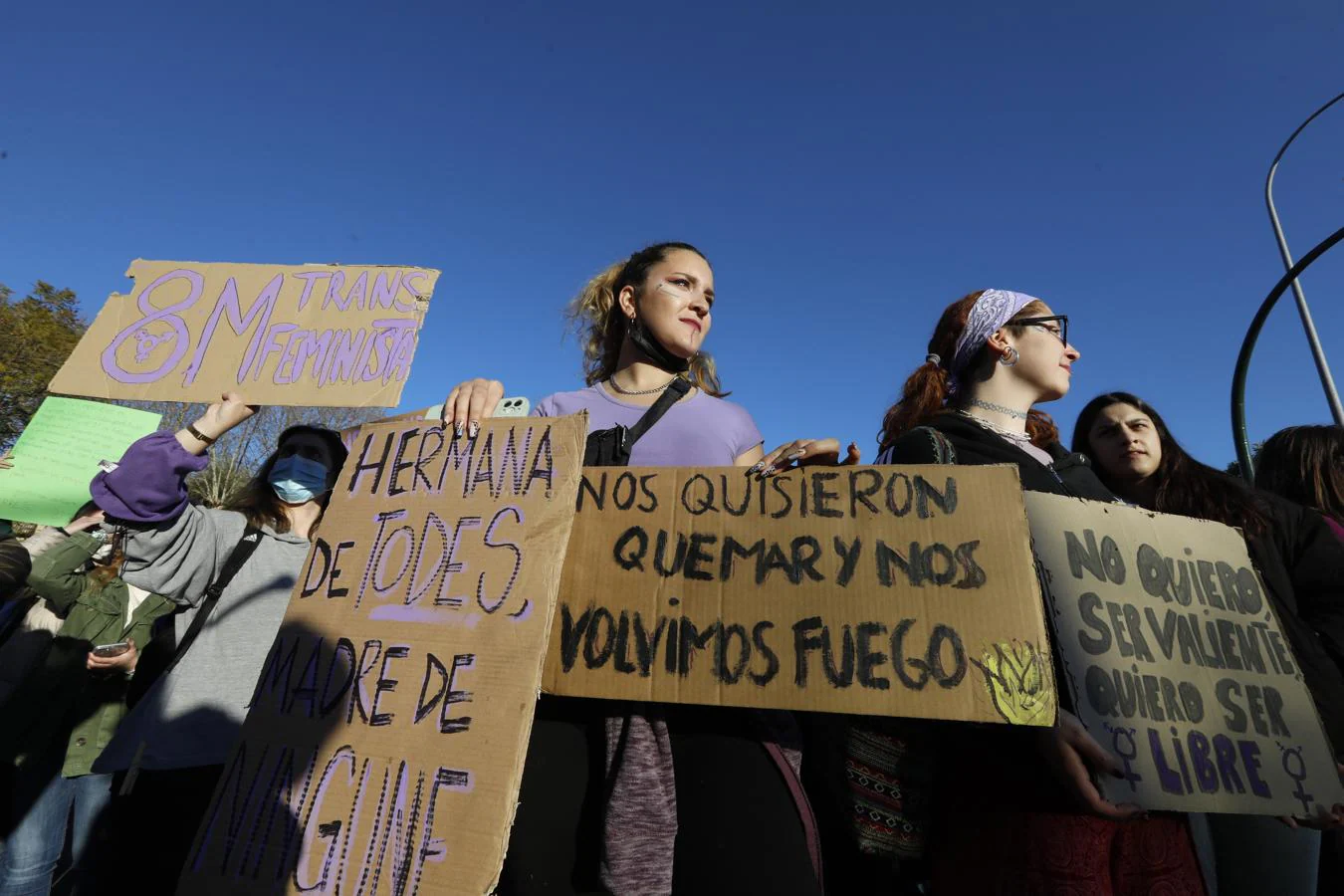 La manifestación del Día Internacional de la Mujer en Córdoba, en imágenes