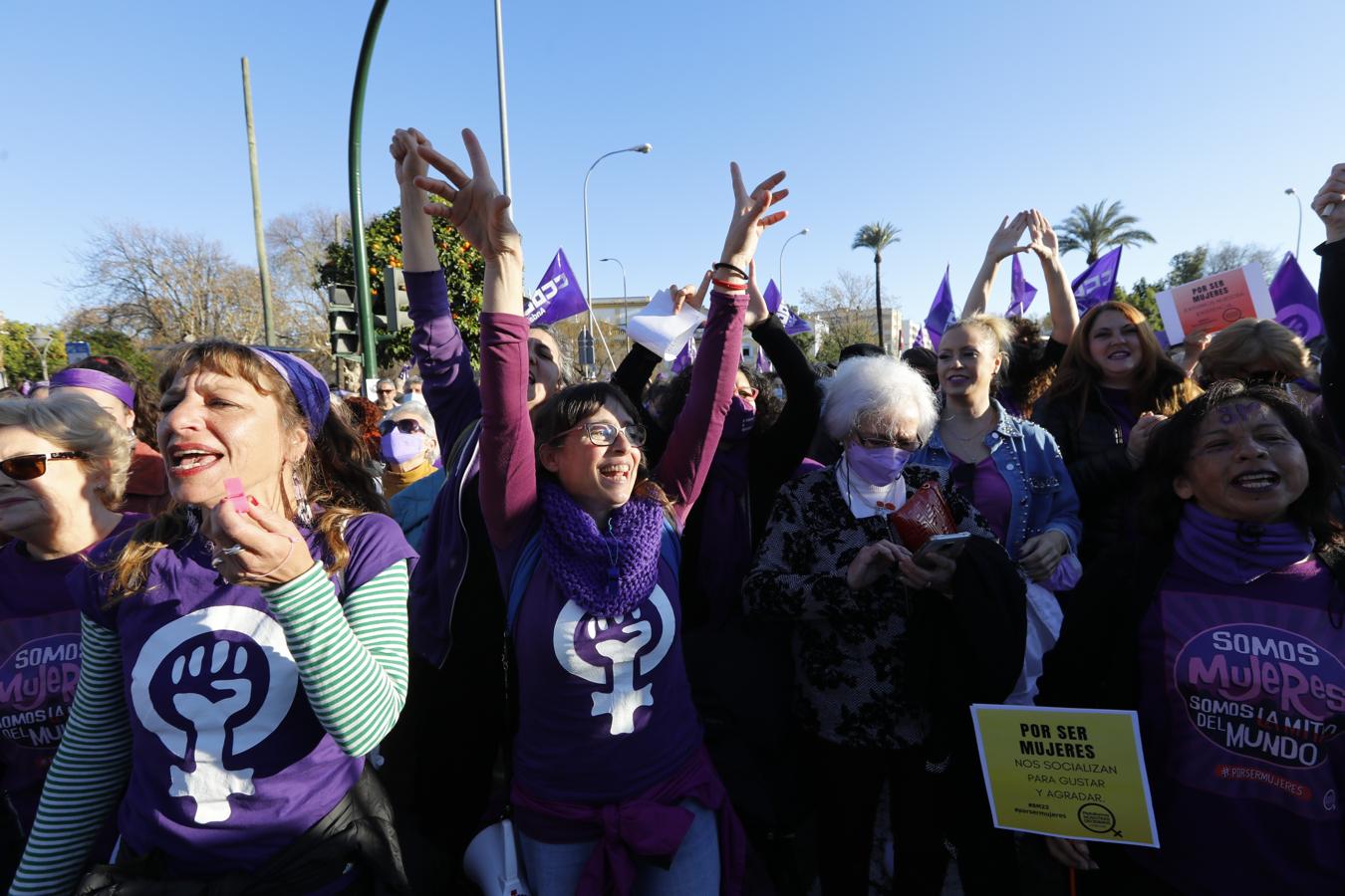 La manifestación del Día Internacional de la Mujer en Córdoba, en imágenes