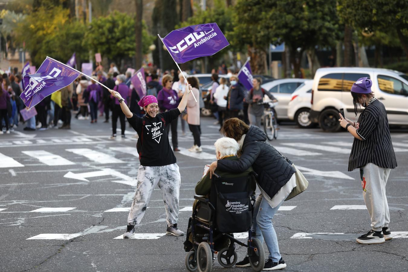 La manifestación del Día Internacional de la Mujer en Córdoba, en imágenes