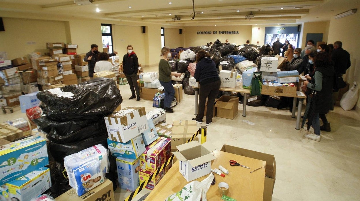 En imágenes: La Hermandad de Santa Marta, preparada para partir hacia Ucrania