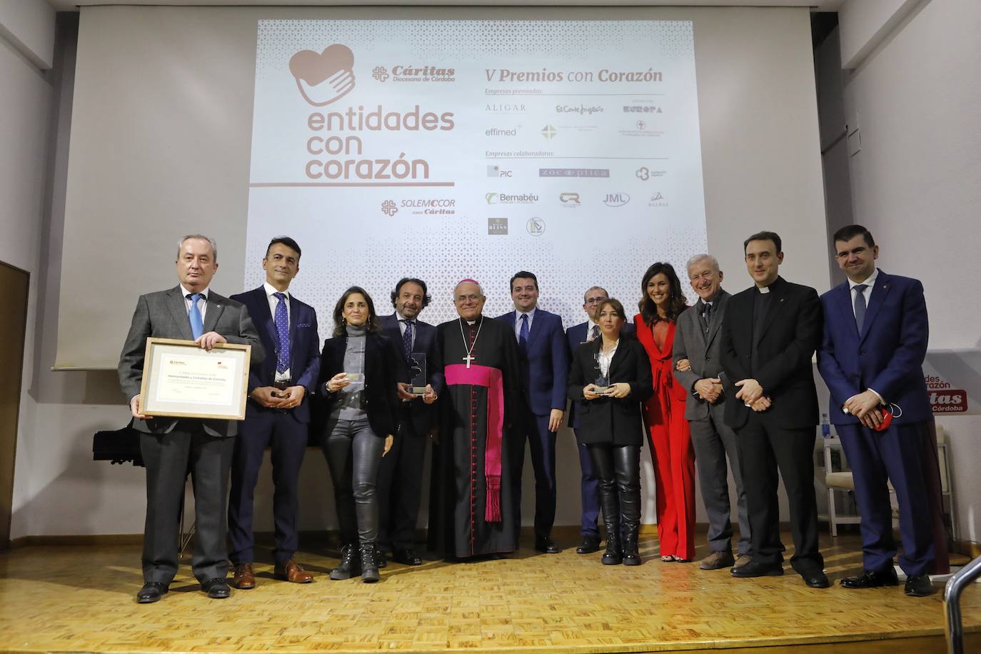 La entrega de los premios Entidades con Corazón de Cáritas Córdoba, en imágenes