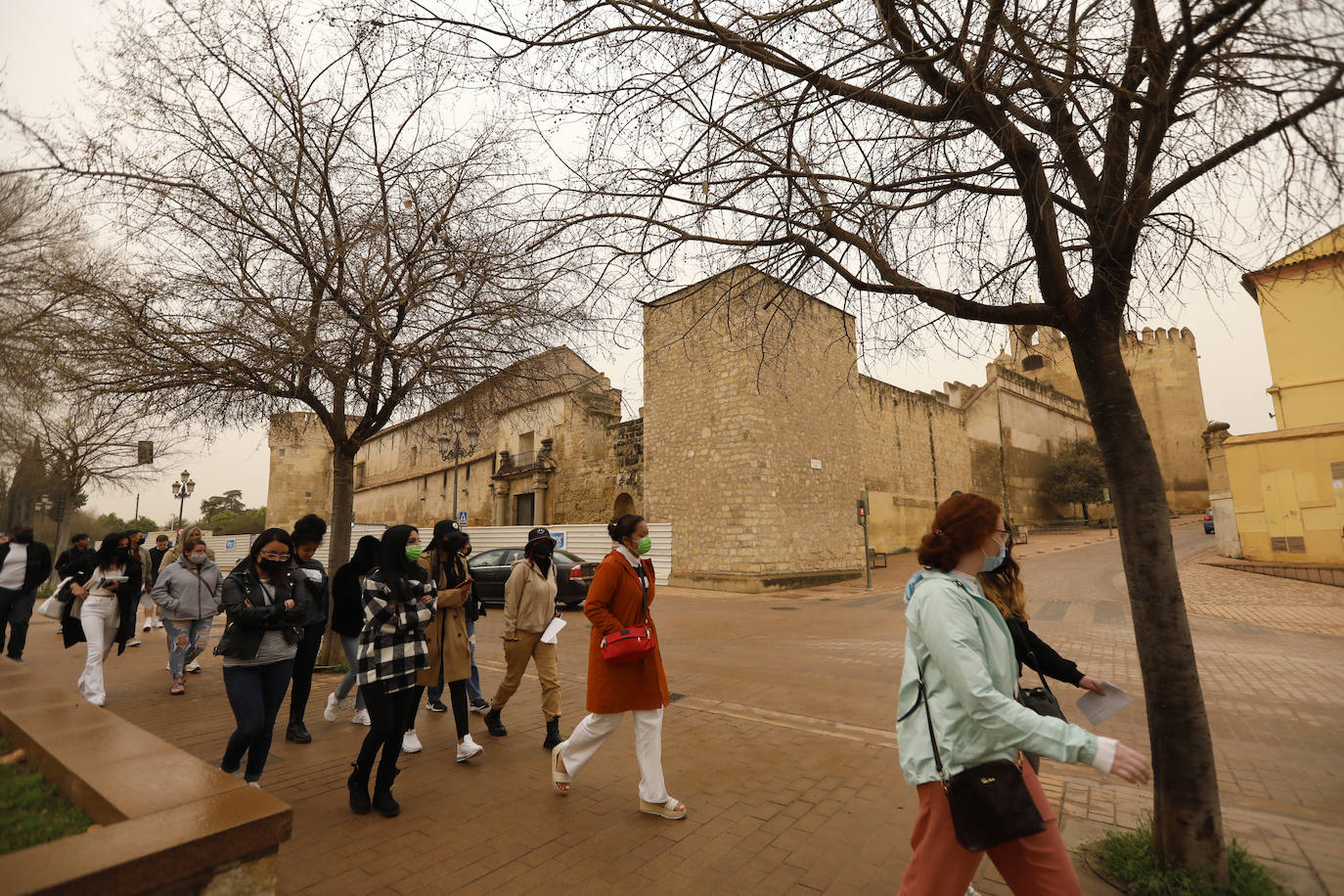 La avenida del Alcázar de Córdoba, en imágenes