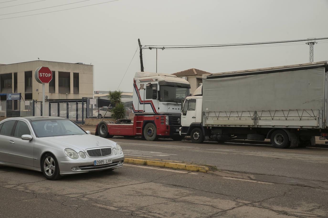 La huelga de transportes en Córdoba, en imágenes