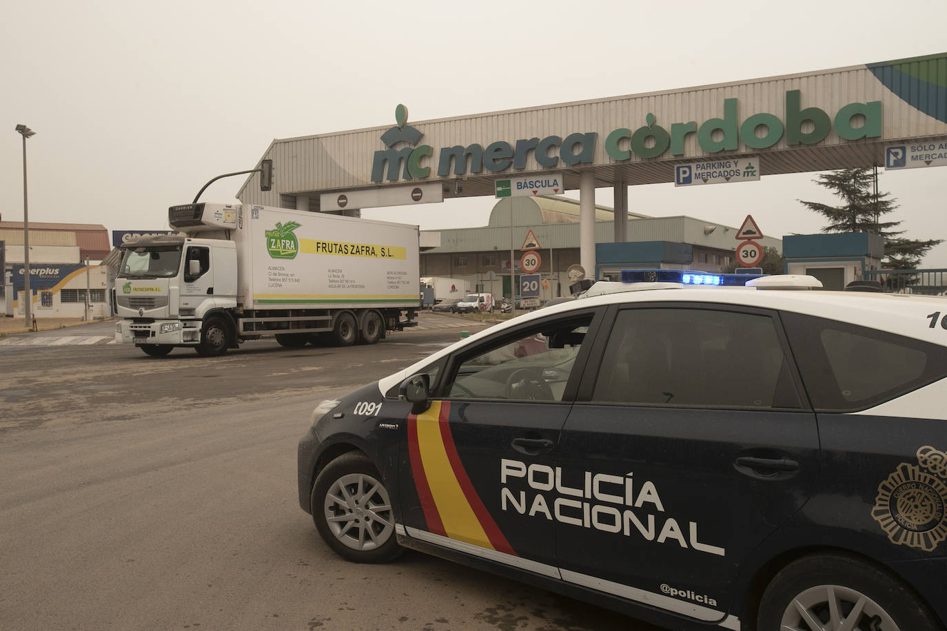 La huelga de transportes en Córdoba, en imágenes