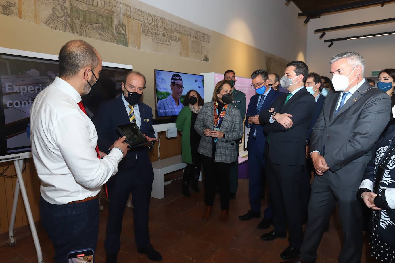 La inauguración de la muestra InnovaTe de Telefónica en Córdoba, en imágenes