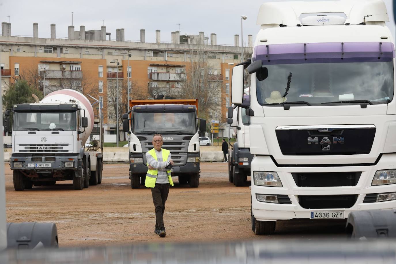 El inicio de la protesta de los camioneros en Córdoba, en imágenes