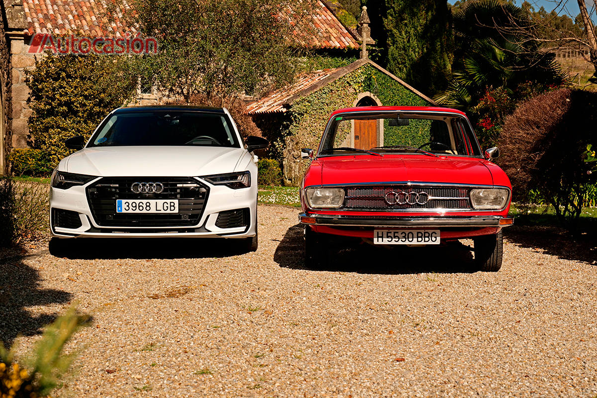 Fotogalería: Audi 100 de 1972 Vs Audi A6 de 2022