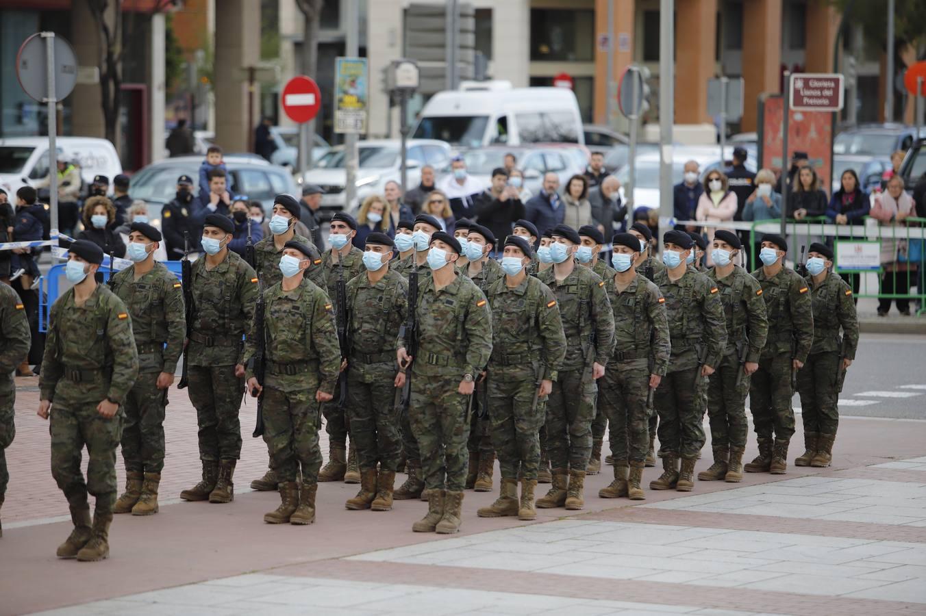 El izado de la bandera de España en Córdoba, en imágenes