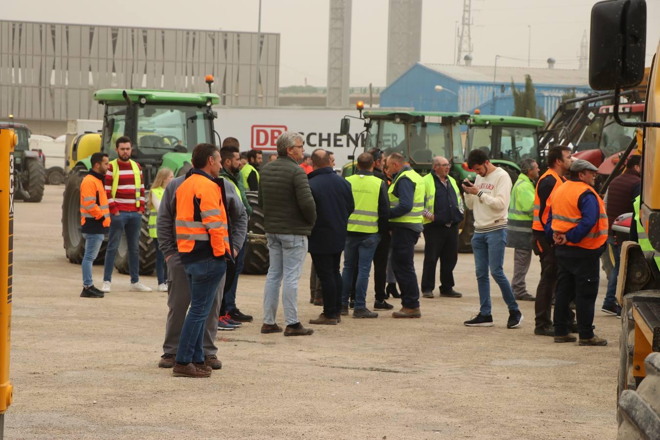 Las rotundas tractoradas de protesta del campo en Córdoba, en imágenes