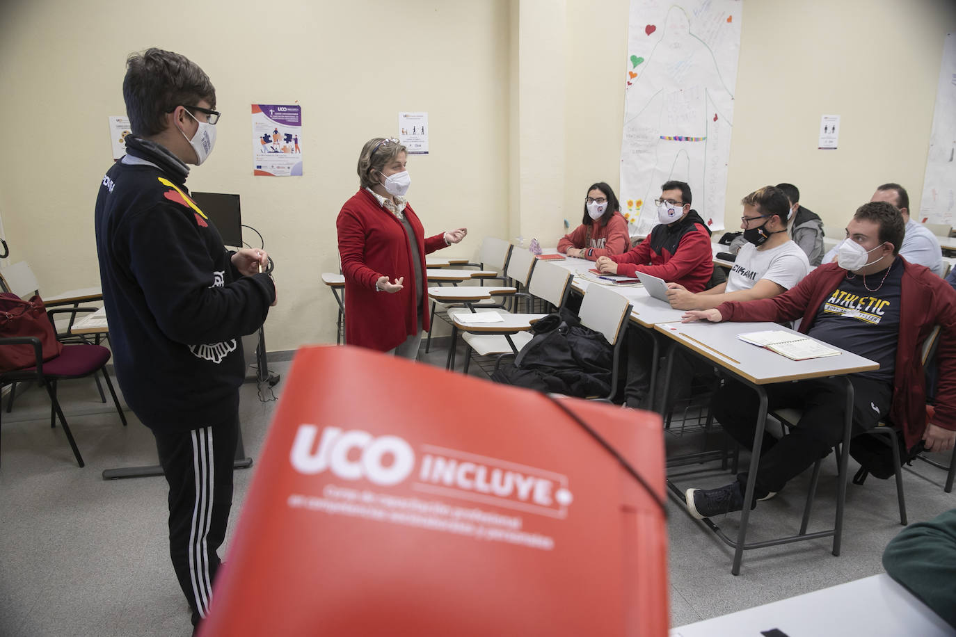 El trabajo en el aula inclusiva de la Universidad de Córdoba, en imágenes