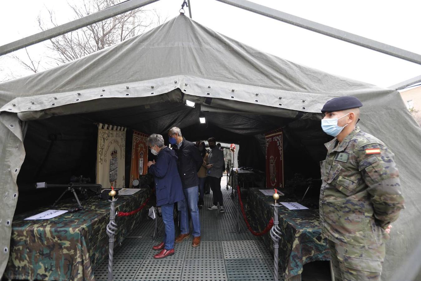 La espectacular exposición militar en Córdoba de las Unidades Acorazadas de la Bri X, en imágenes