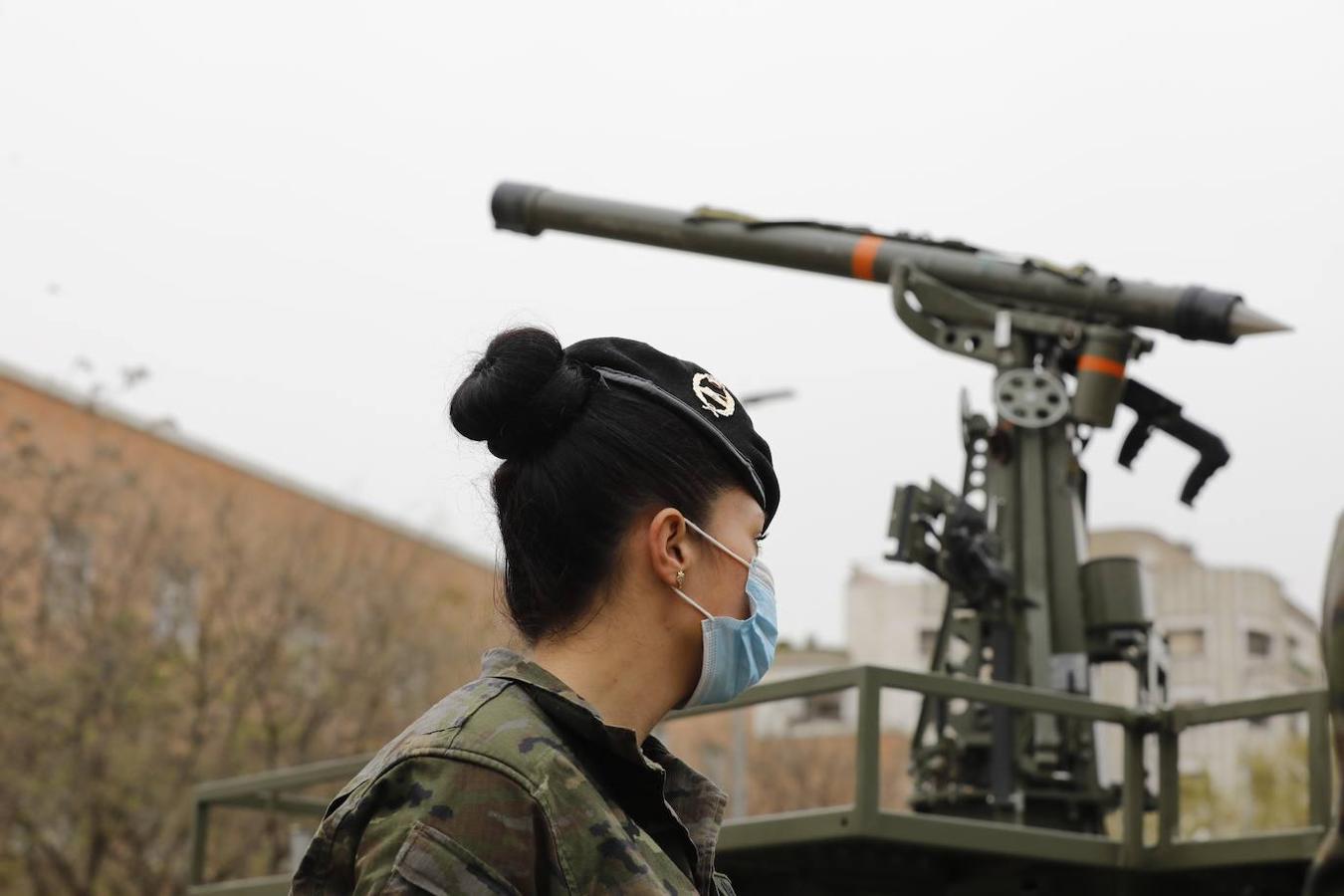 La espectacular exposición militar en Córdoba de las Unidades Acorazadas de la Bri X, en imágenes