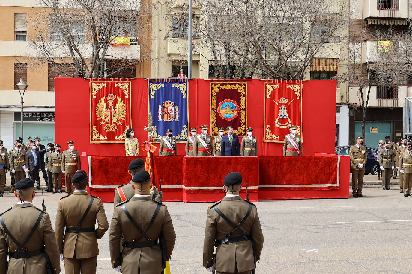 La solemne jura civil de bandera en Córdoba, en imágenes