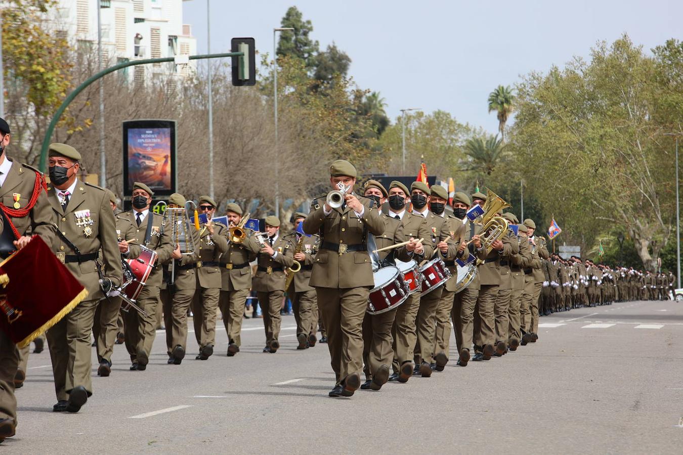 La solemne jura civil de bandera en Córdoba, en imágenes