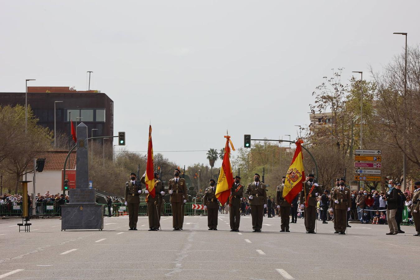 La solemne jura civil de bandera en Córdoba, en imágenes