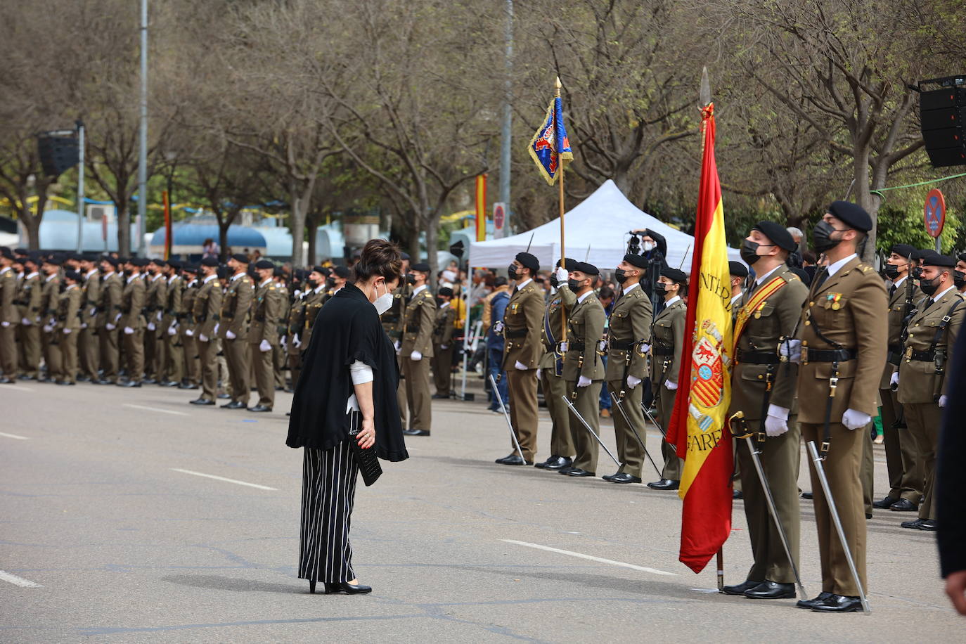 La solemne jura civil de bandera en Córdoba, en imágenes