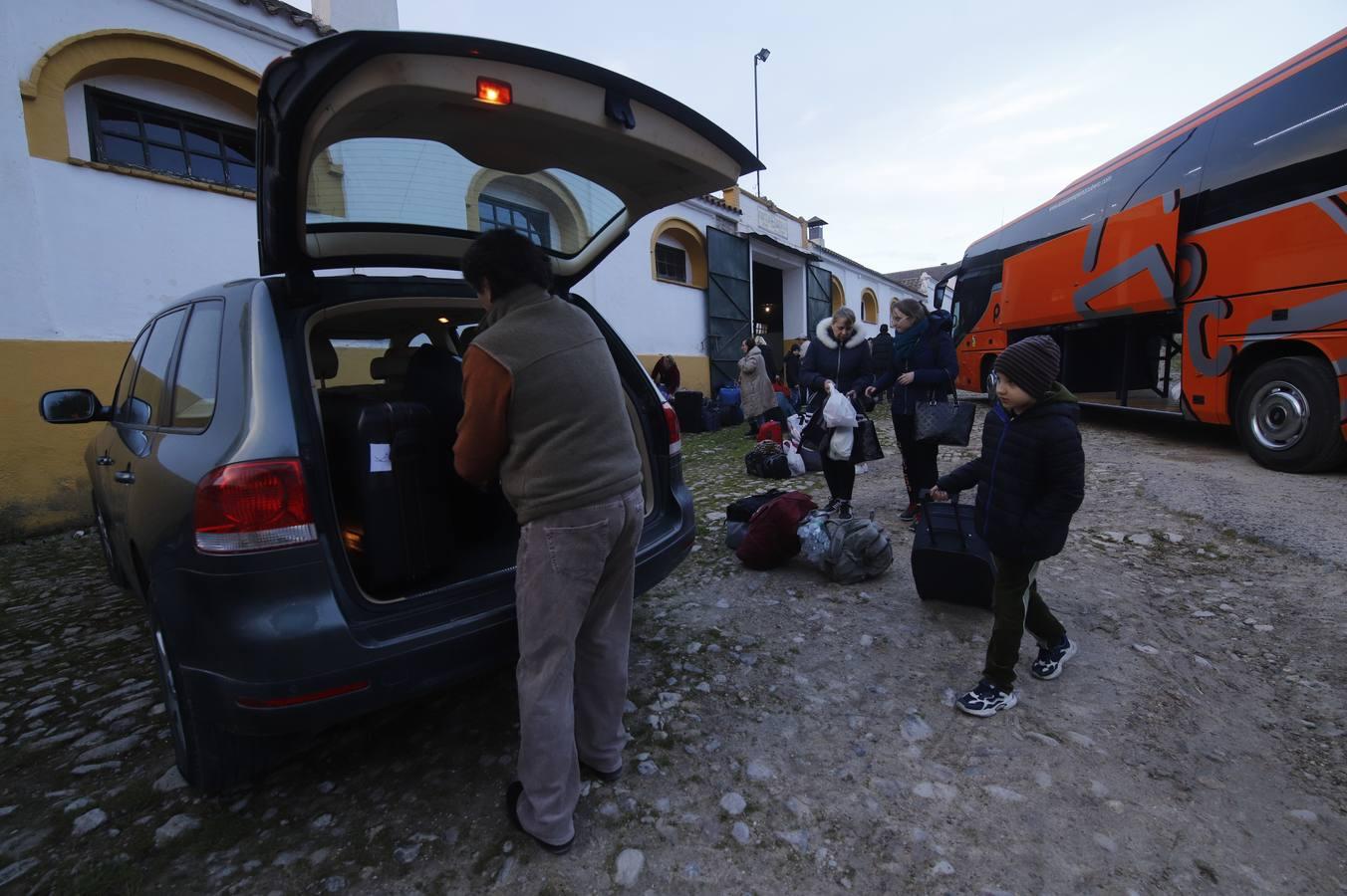 La llegada de refugiados de Ucrania a Córdoba, en imágenes